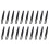 20X Manual Tool Black Plastic Flat Tip Anti-Static Tweezers 1