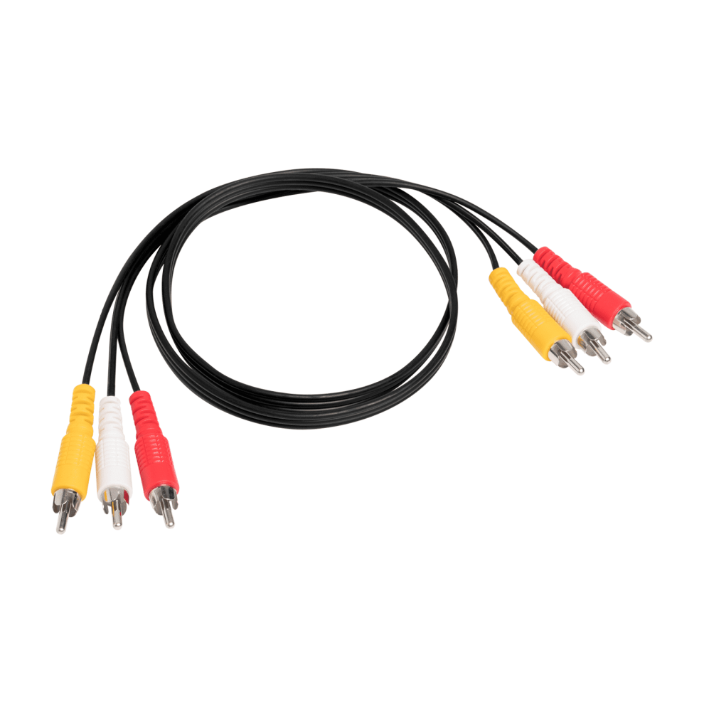Rca Audio Video Composite Cable 3 Ft 3-Male To 3-Male 971050420950
