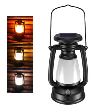 Beiled Solar Camping Lantern - Waterproof, 3 Modes, Infinite Dimming for Camping/Hiking/Emergency (IPX4, USB-C)