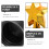 Award Trophies with Black Plastic Base 6-Piece 6