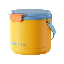 Portable Ice Cube Storage Bin Clear 5L with Lid