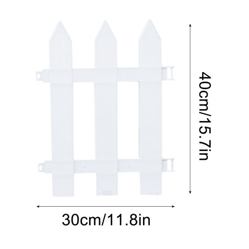 PVC tuinhekpaneel, decoratieve buitenafscheiding, 4x4ft 1