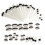 Taper Tunnel Ear Stretcher Set 00G 36 Pieces 2