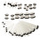 Taper Tunnel Ear Stretcher Set 00G 36 Pieces 6
