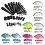 Acrylic Ear Tunnels Jewelry Stud White 36 Pieces 6
