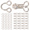 Threading Hooks Metal for Sewing Kits 20 Pack Silver 1.7 x 4