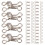Threading Hooks Metal for Sewing Kits 20 Pack Silver 1.7 x 7