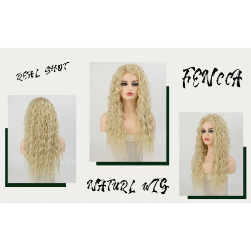 Deep Wave Lace Front Perücke aus Echthaar, 180 Dichte 1