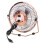 Ventilador de mesa USB de 4 polegadas, giratório, silencioso e potente, com estrutura metálica. 5