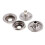 Metal Snap Buttons 12.5mm Silver 3 pcs 5