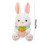Easter Rabbit Plush Toy White Bunny 9 inches 3