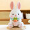 Easter Rabbit Plush Toy White Bunny 9 inches 4