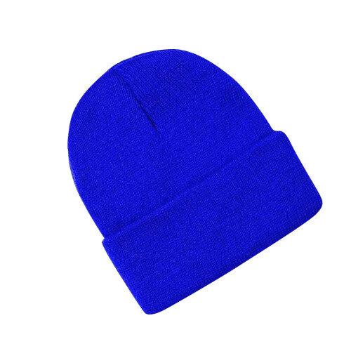Knitted Solid Color Hat Navy for Boys and Girls
