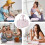 Nécessaire de viagem Cureaway para mulheres com divisórias e 7