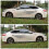 Car Side Body Vinyl Decal Navy Blue 5