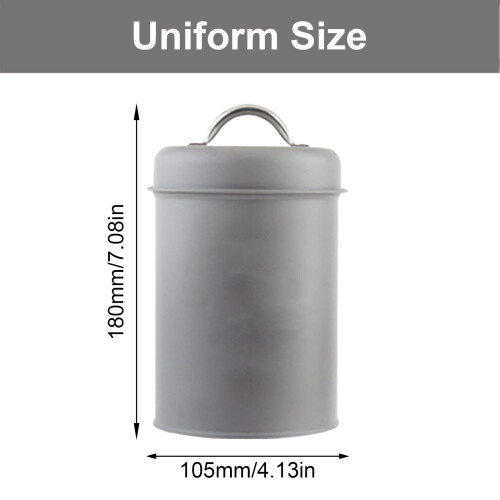 Förvaringsburkar för kaffe och te med förseglade lock, 3-pack, 1200 ml 2
