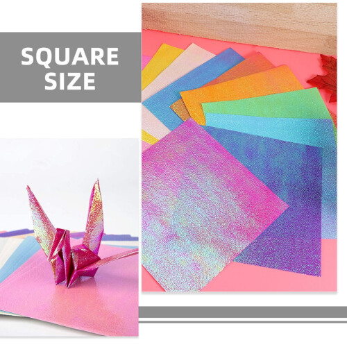 Papier origami nacré multicolore 200 feuilles 2