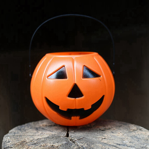 Halloween Pumpkin Bucket Candy Jar – Portable 1