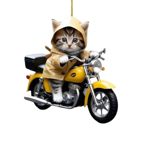 Katteformet bilspejlvedhæng2D-design 1