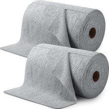 Microfiber Cleaning Cloths Roll 12x12 Inch 100-Pack Grey