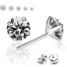 Sterling Silver Stud Earrings Hypoallergenic 30PCS