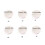 Papier circulaire blanc pour machine à boutons, 100 pièces 6