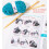 Knitting Kit for Beginners with Yarn Needles and 6