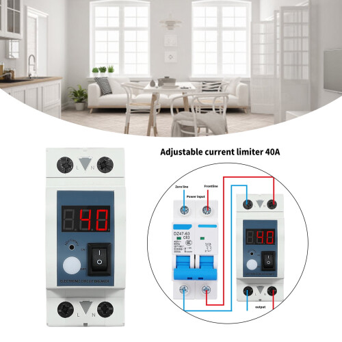 COMEET Adjustable Current Limiter 40A with LED Display 1