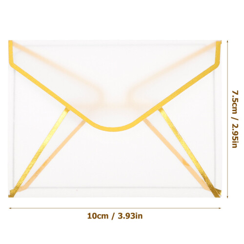 Envelopes de convite transparentes para eventos elegantes. 1