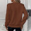 Women's Cable Knit Half-Zip Sweater V-Neck Long Sleeve 7