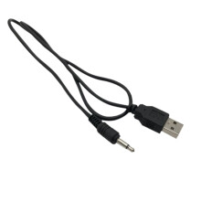 Bärbar minisymaskin USB-laddningskabel 3,5 mm port svart