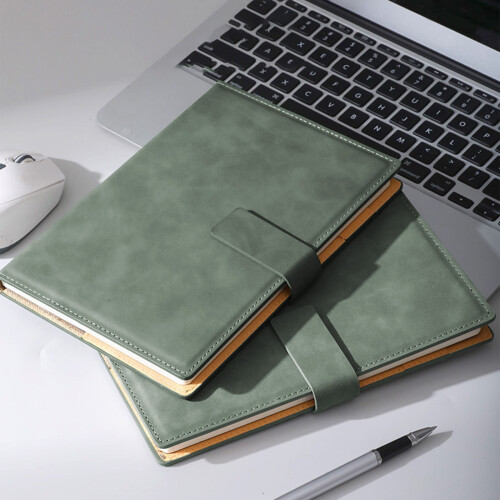 A5 lined leather journal hardcover notebook for writing 1
