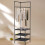 Freestanding Coat Rack with 2 Shelves for Entryway 5