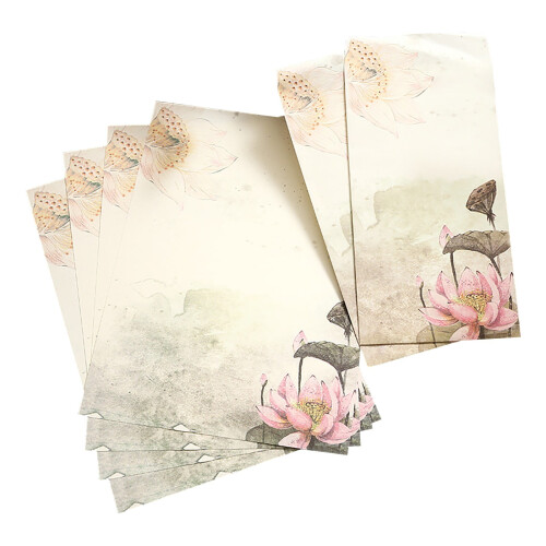Retro Kawaii Greeting Cards with Envelopes 4-Pack 1