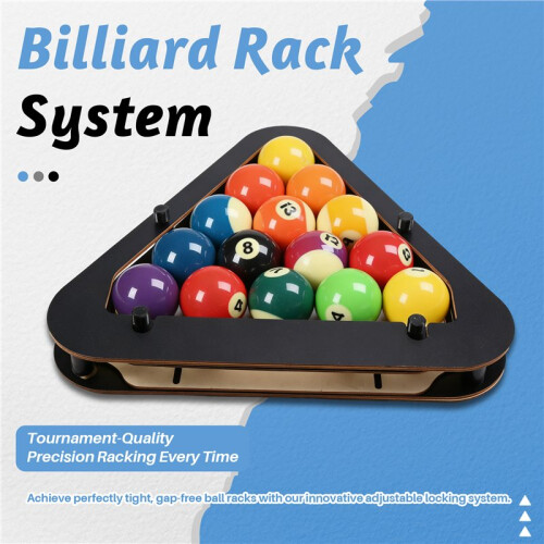 2PCS Professional Billiard Rack System That Eliminates Gaps,Billiard 8-/9- Pool  Racks,Billiards Accessories 2