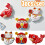 Vnanda 3D Lucky Cat Fridge Magnets 3 Pack 1