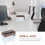 Handheld Paper Shredder ABS Black Portable 1-unit 8