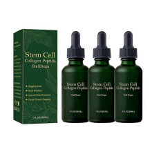 3x Stem Cell Collagen Peptide Drops Anti-Aging Lift Firm Sagging Skin Reduce Wrinkles