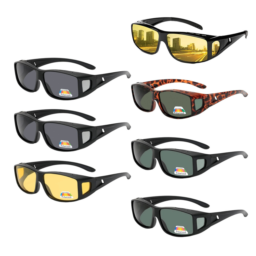Prescription Fit-Over Sunglasses With Shatterproof Nylon 9399596826318