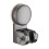 AuroraX shower head holder gray adjustable wall mount with 2