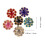 Metal Sewing Buttons Copper Assorted Colors 20pcs 2