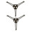 Microwave Turntable Bracket Black 2 pcs 5