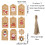 Christmas Gift Tags Kraft Paper 50pcs with Ropes 2