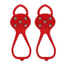 Ice Cleats for Shoes with Manganese Steel Spikes 5-Tooth