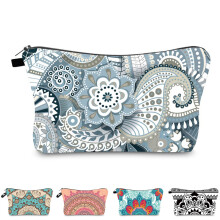 Travelwant Cosmetic Bag Make-up Tas Waterdichte Reis Toilettas met Mandala Bloemen Design
