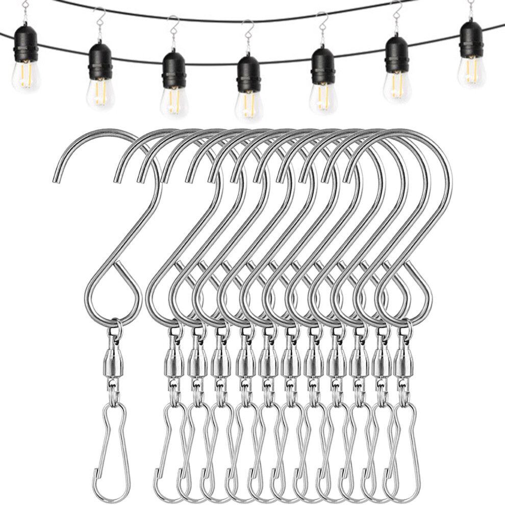 Dual Wind Spinner Swivel Hook 12 Pcs 360 Rotating 9357860701693