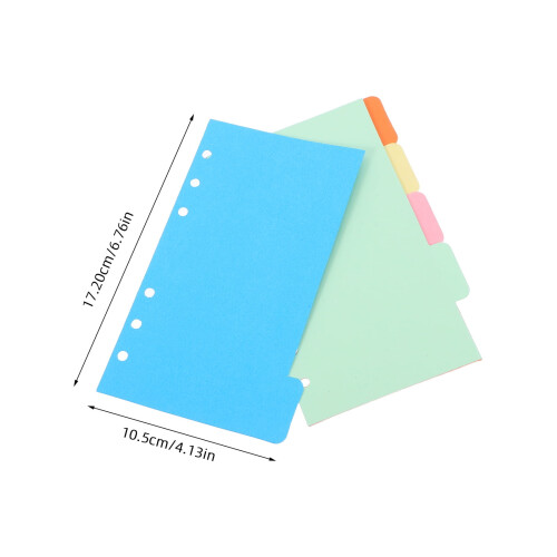 Pocketbook Tab Dividers Assorted Colors 30 Pieces 1