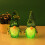 Plush Christmas Gnome Doll with LED Light 2PCS 4