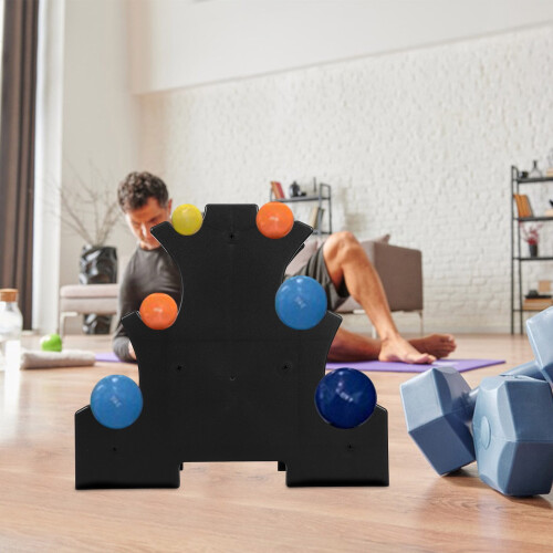 Dumbbell Rack Floor Bracket Black 2