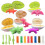 Oefntac Playdough Dinosaur Egg Set ABS Mold 5PC 8 Colors 1
